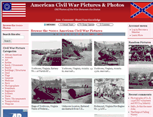 Tablet Screenshot of americancivilwarphotos.com